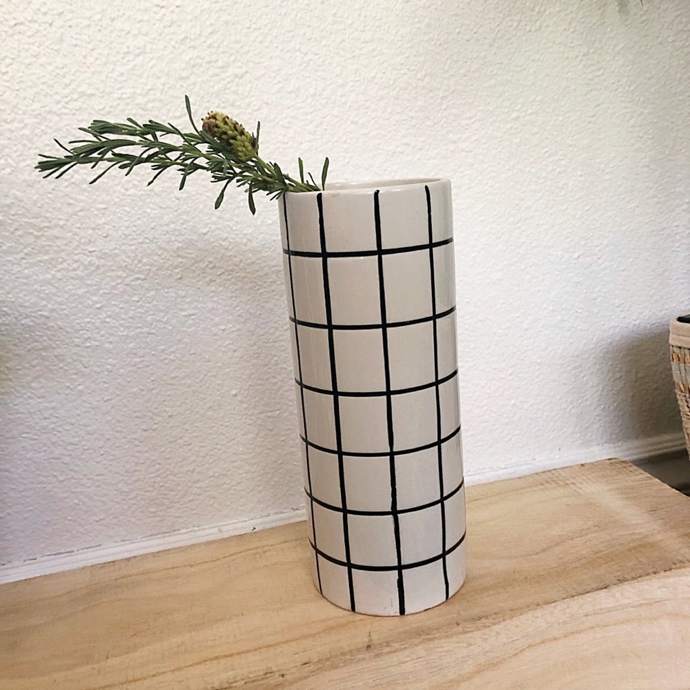 Checkered Vase